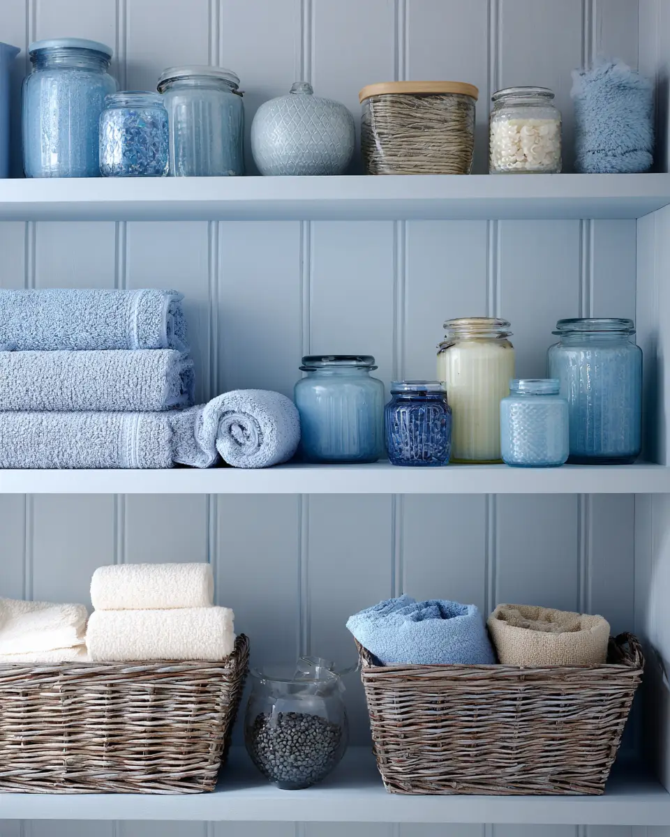 Soft Blue Bathroom Decor Ideas