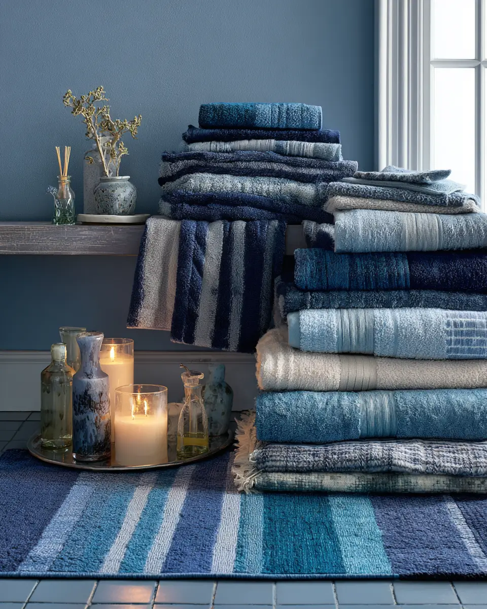 Soft Blue Bathroom Decor Ideas