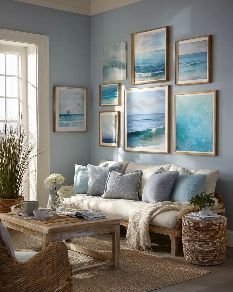 Soft Blue Bathroom Decor Ideas