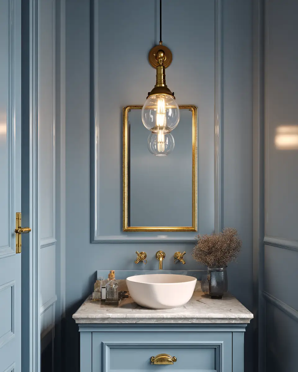 Soft Blue Bathroom Decor Ideas