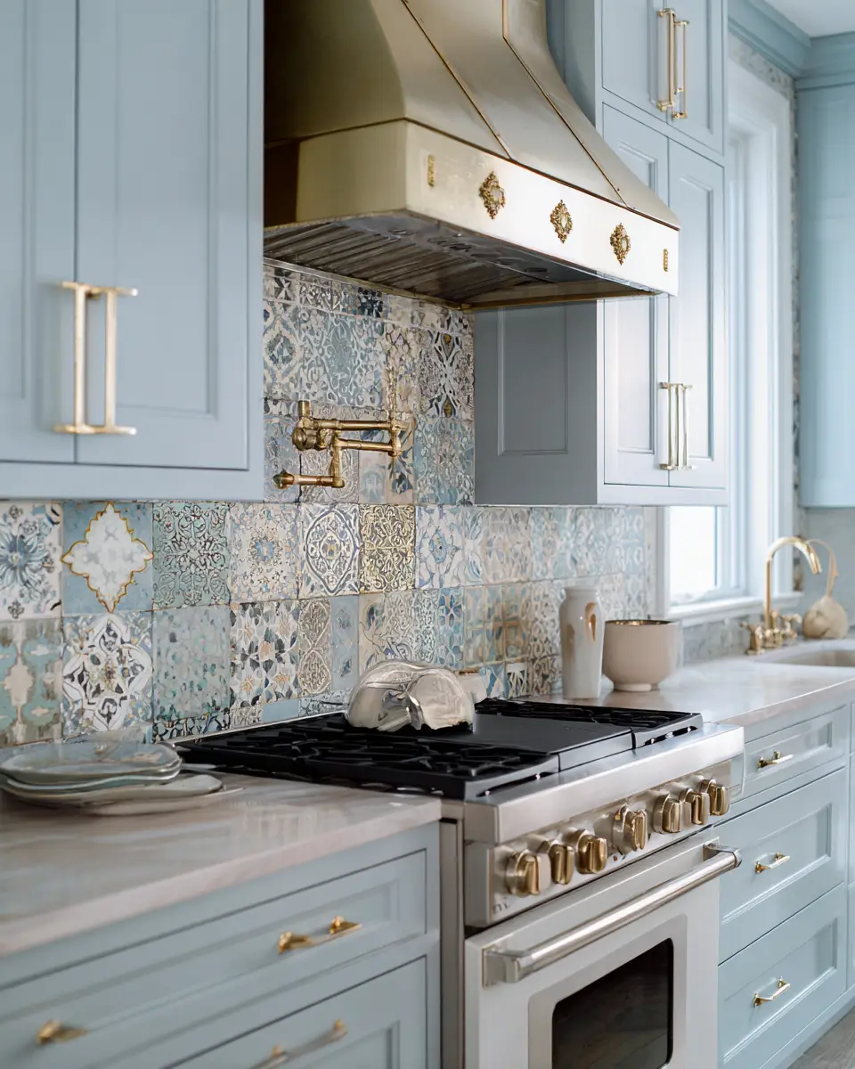 Soft Blue Kitchen Decor Ideas