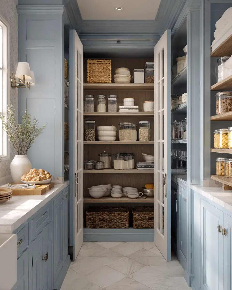 Soft Blue Kitchen Decor Ideas