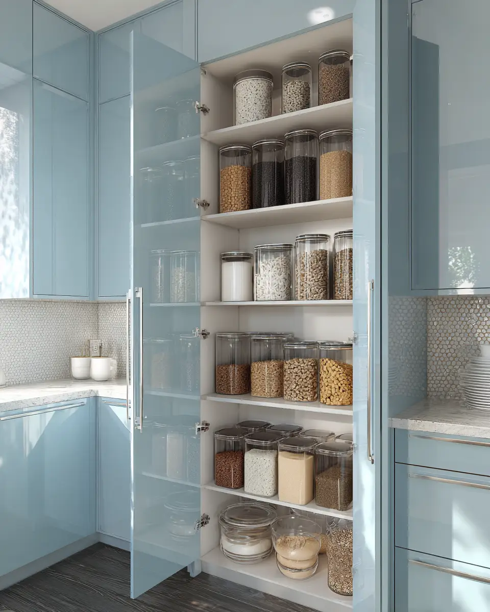 Soft Blue Kitchen Decor Ideas