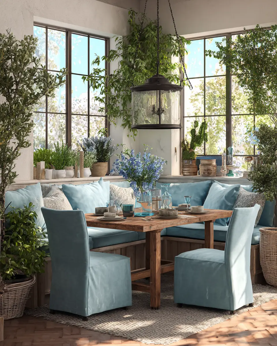 Soft Blue Kitchen Decor Ideas