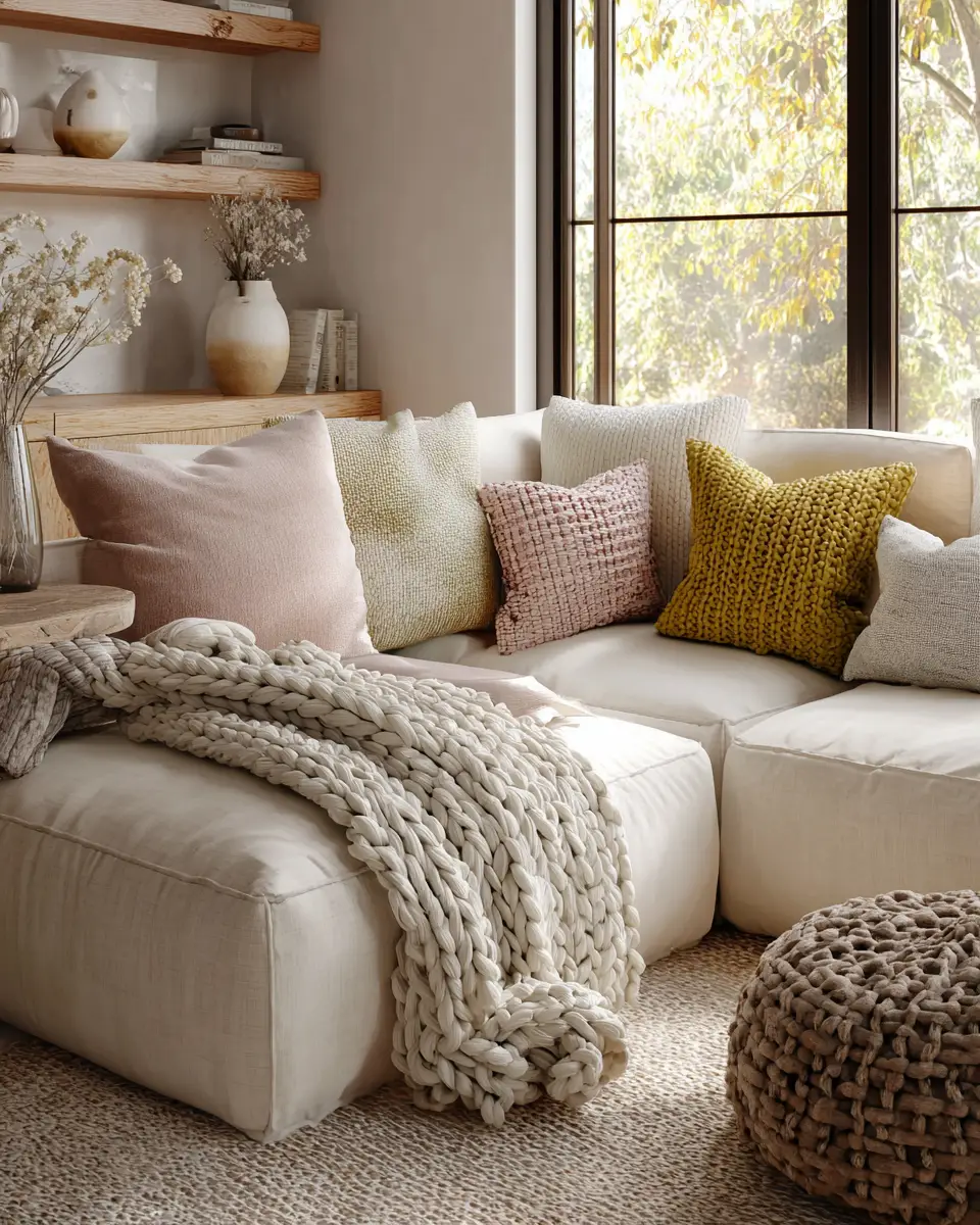 Soft Living Room Decor Ideas