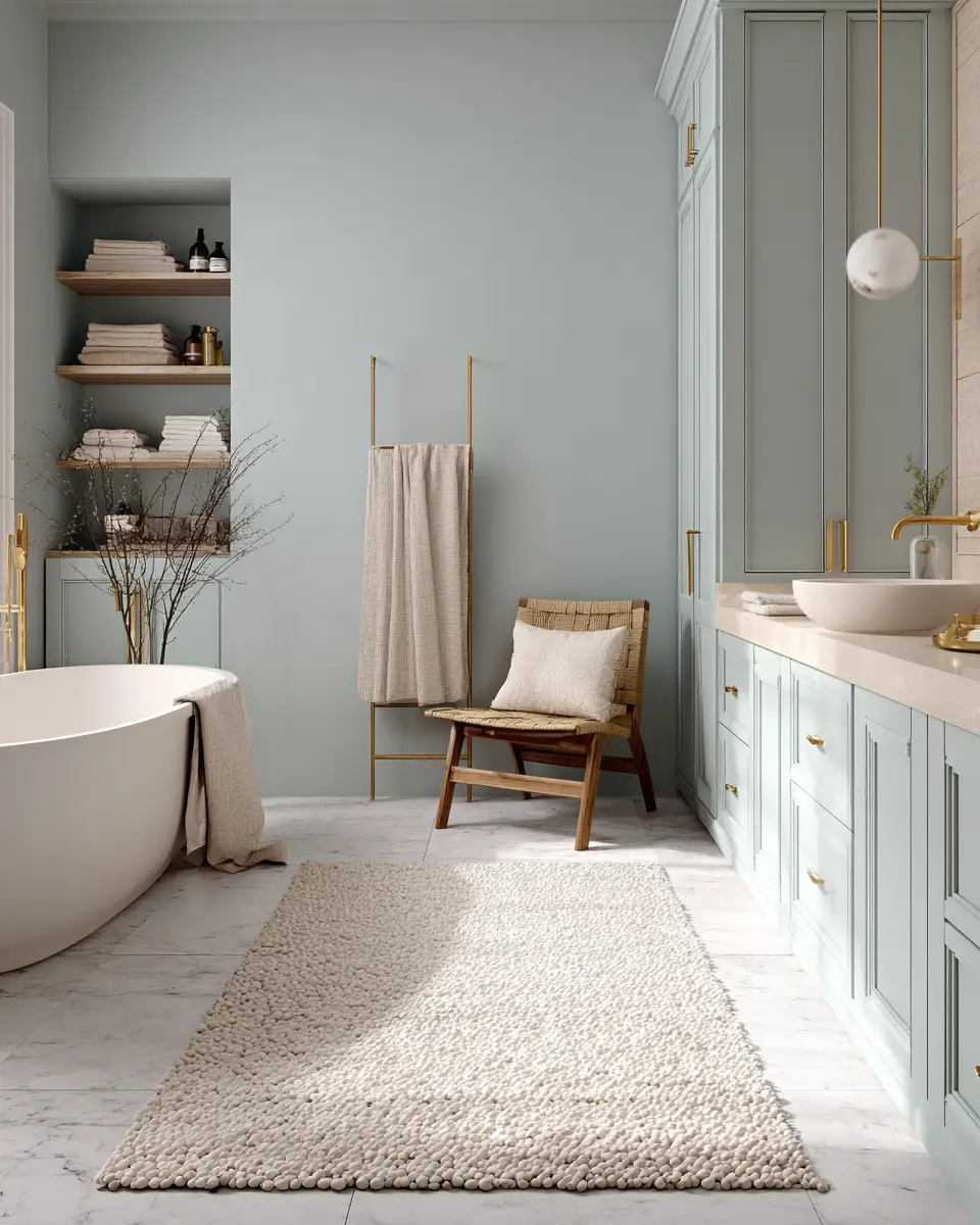 Soft Modern Bathroom Decor Ideas