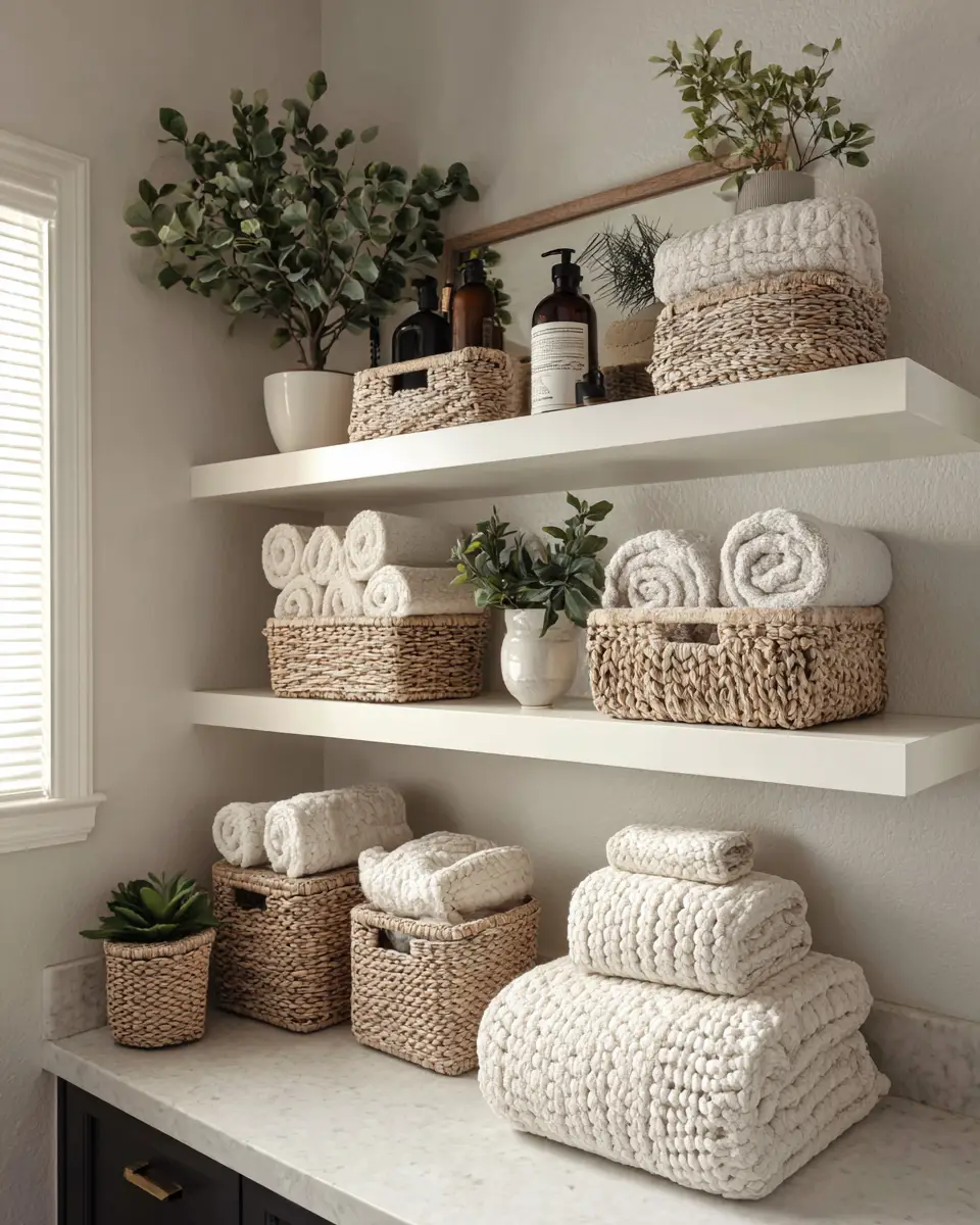 Soft Modern Bathroom Decor Ideas