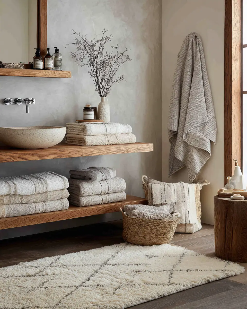 Soft Modern Bathroom Decor Ideas