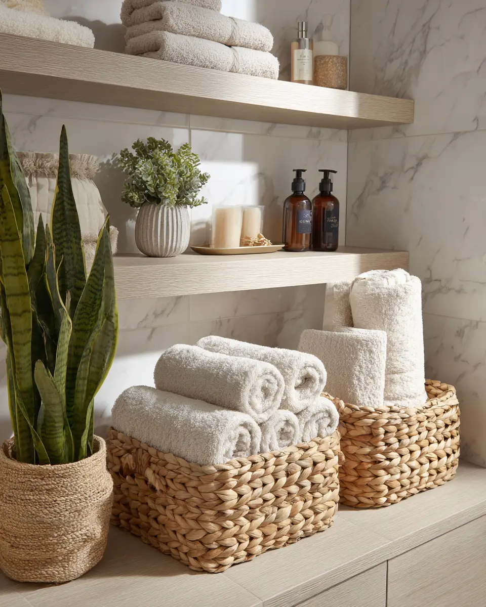 Soft Modern Bathroom Decor Ideas