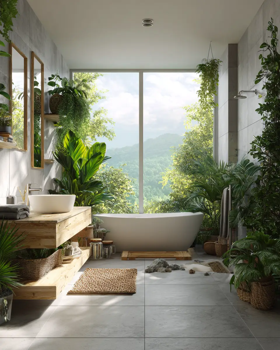 Soft Modern Bathroom Decor Ideas