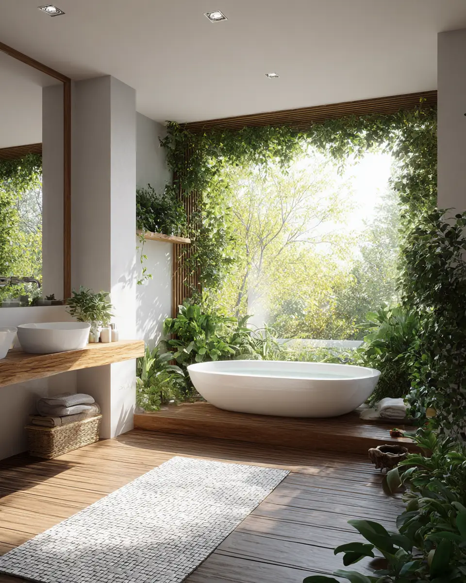 Soft Modern Bathroom Decor Ideas