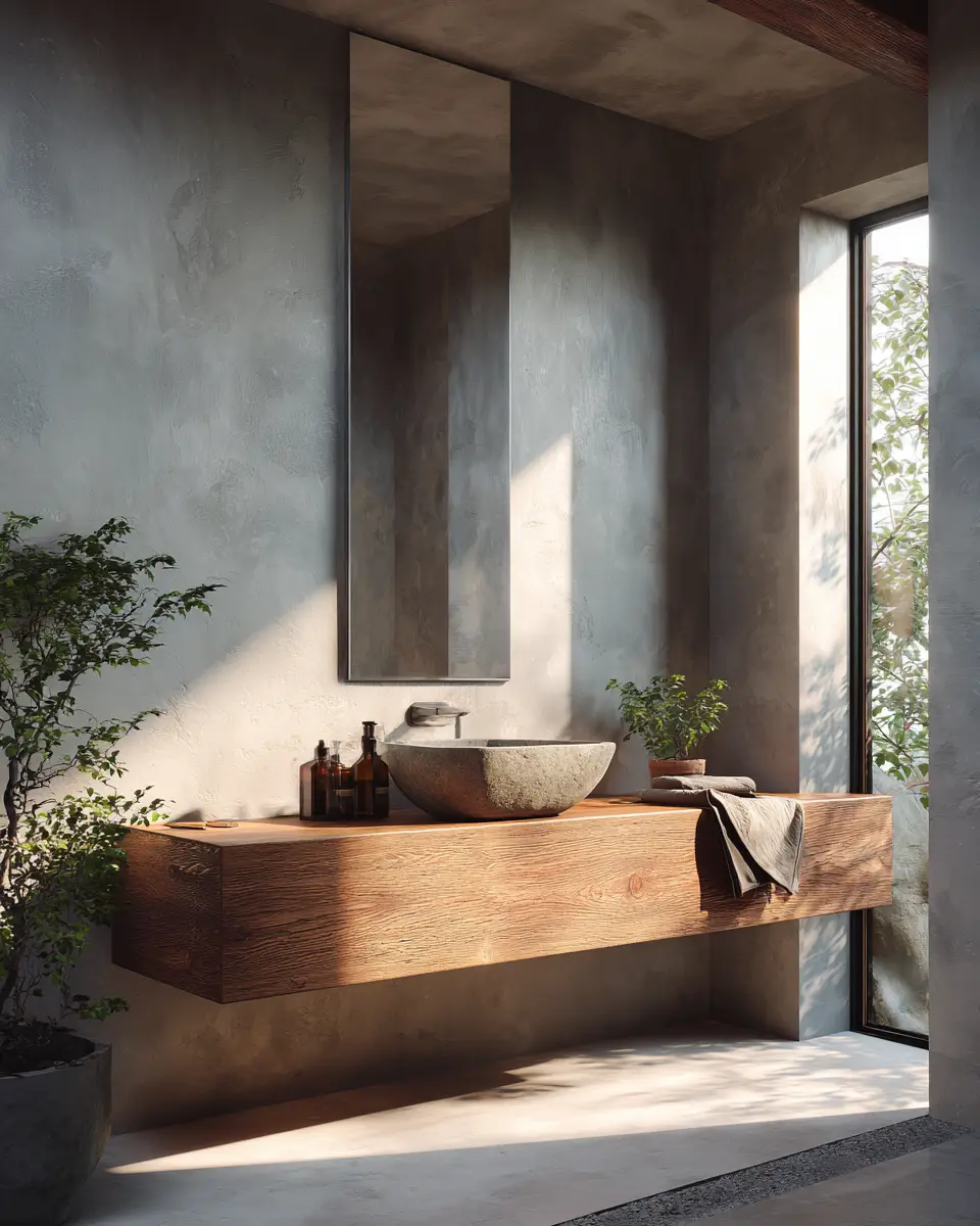 Soft Modern Bathroom Decor Ideas