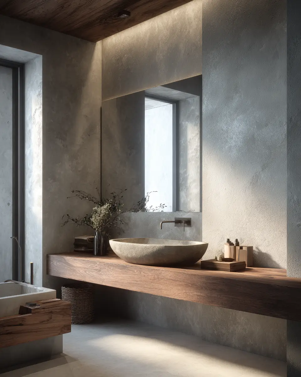 Soft Modern Bathroom Decor Ideas