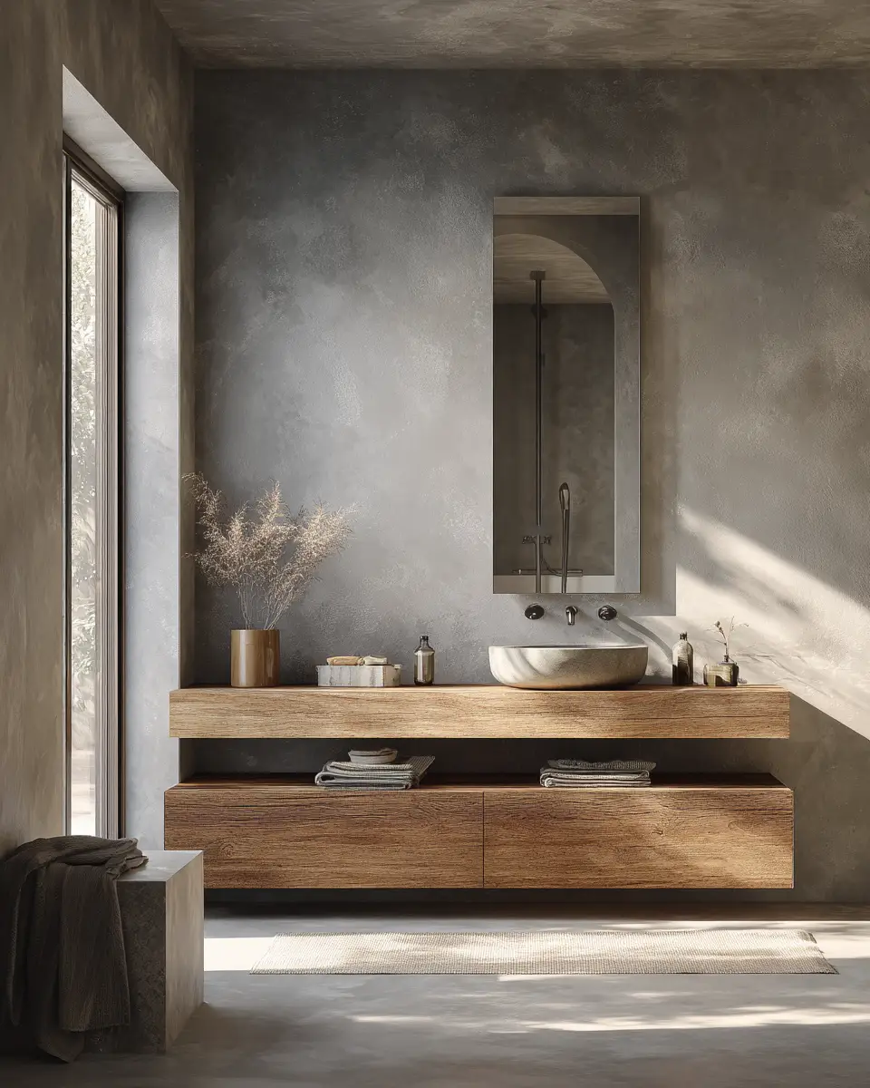 Soft Modern Bathroom Decor Ideas