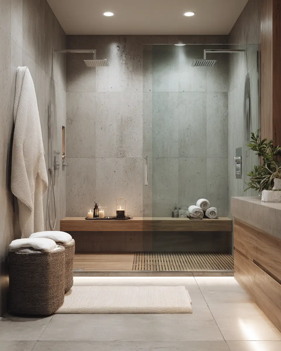 Soft Modern Bathroom Decor Ideas