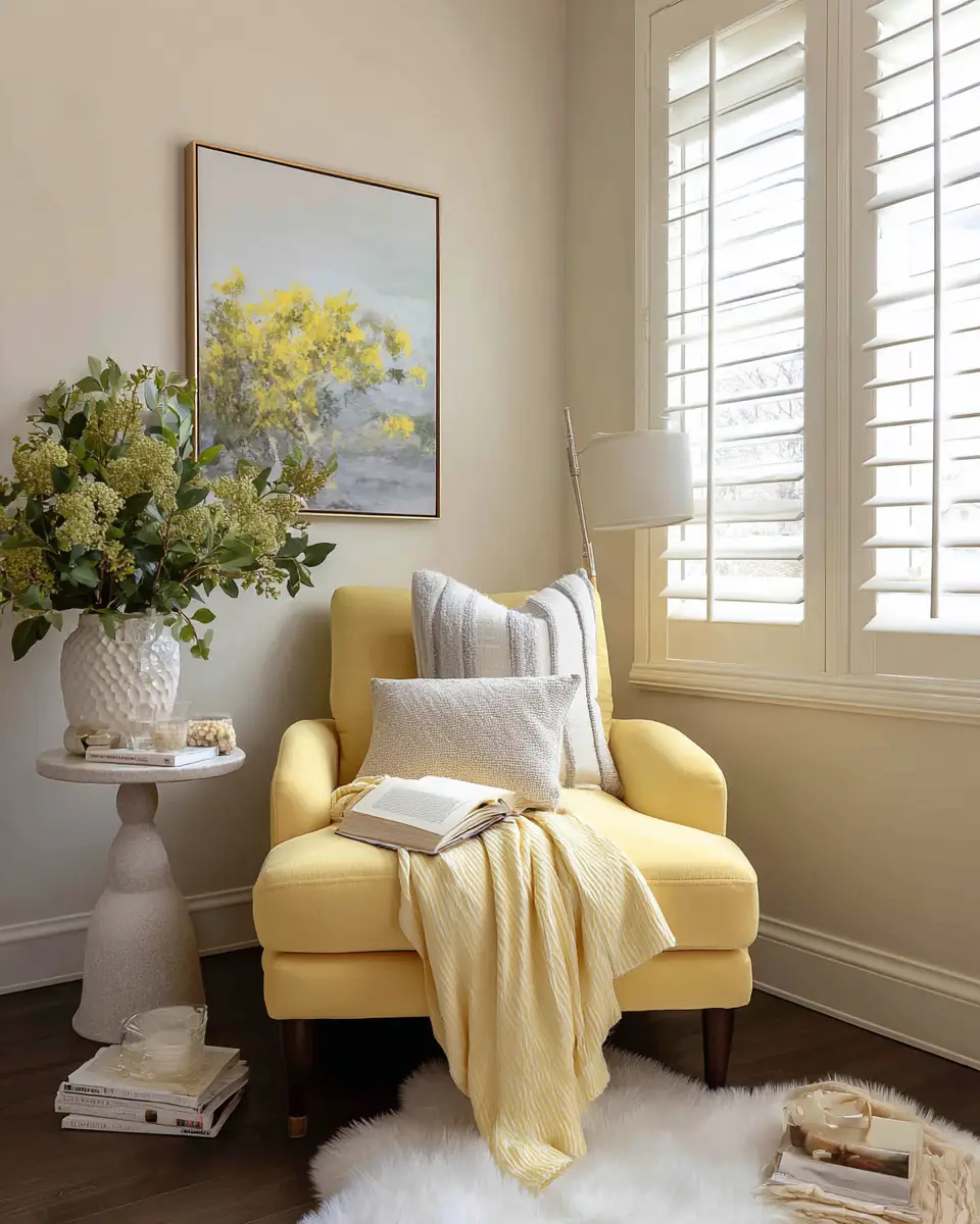 Soft Yellow Bedroom Decor Ideas
