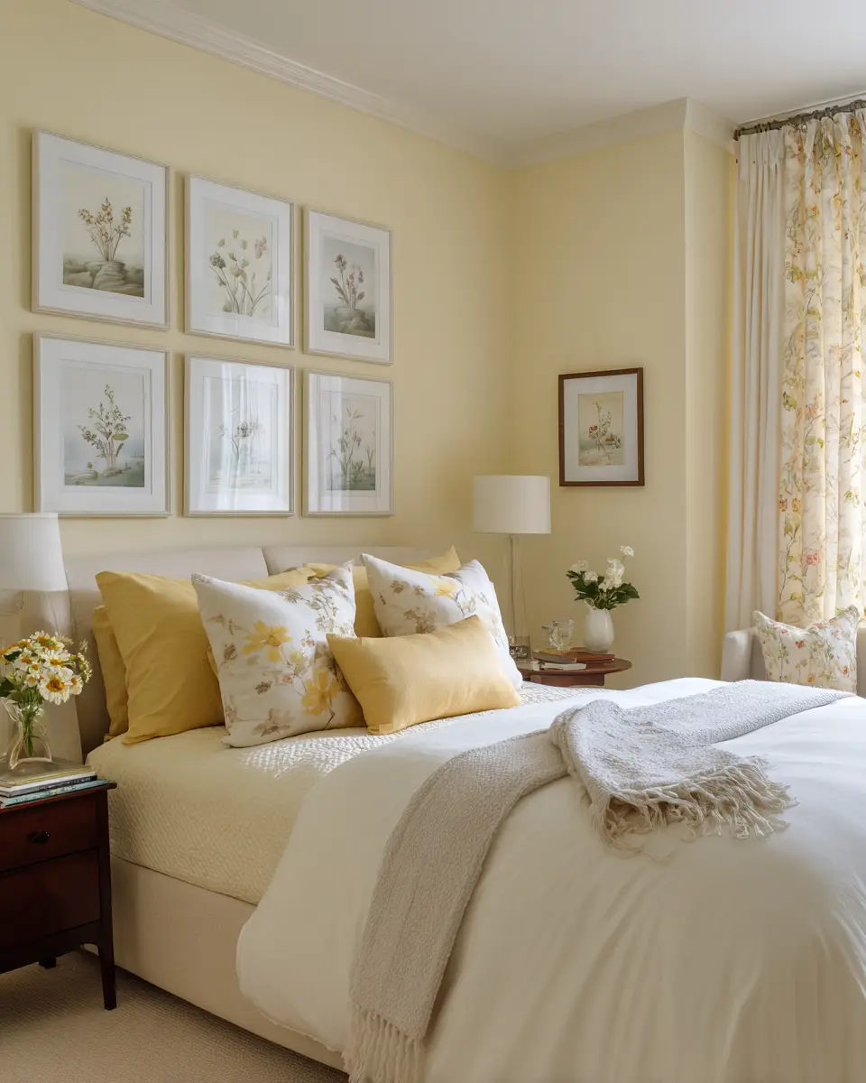 Soft Yellow Bedroom Decor Ideas