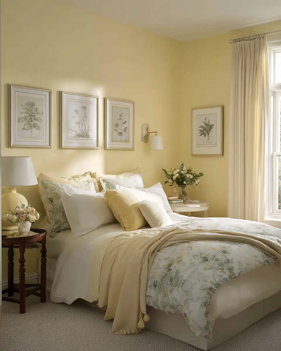 Soft Yellow Bedroom Decor Ideas