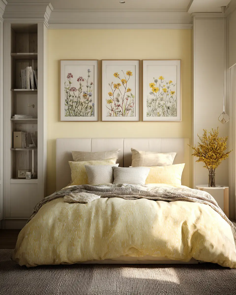 Soft Yellow Bedroom Decor Ideas