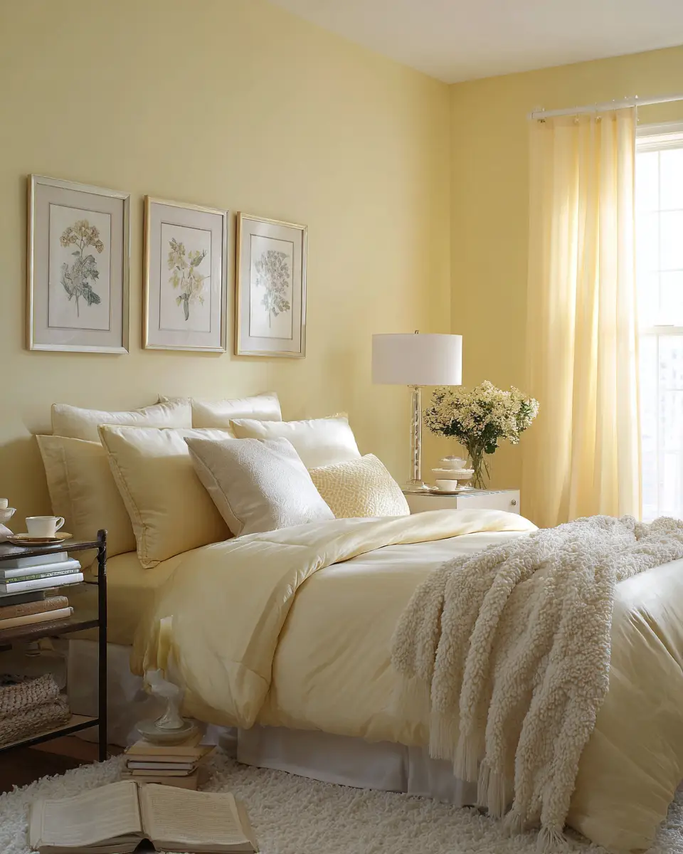 Soft Yellow Bedroom Decor Ideas