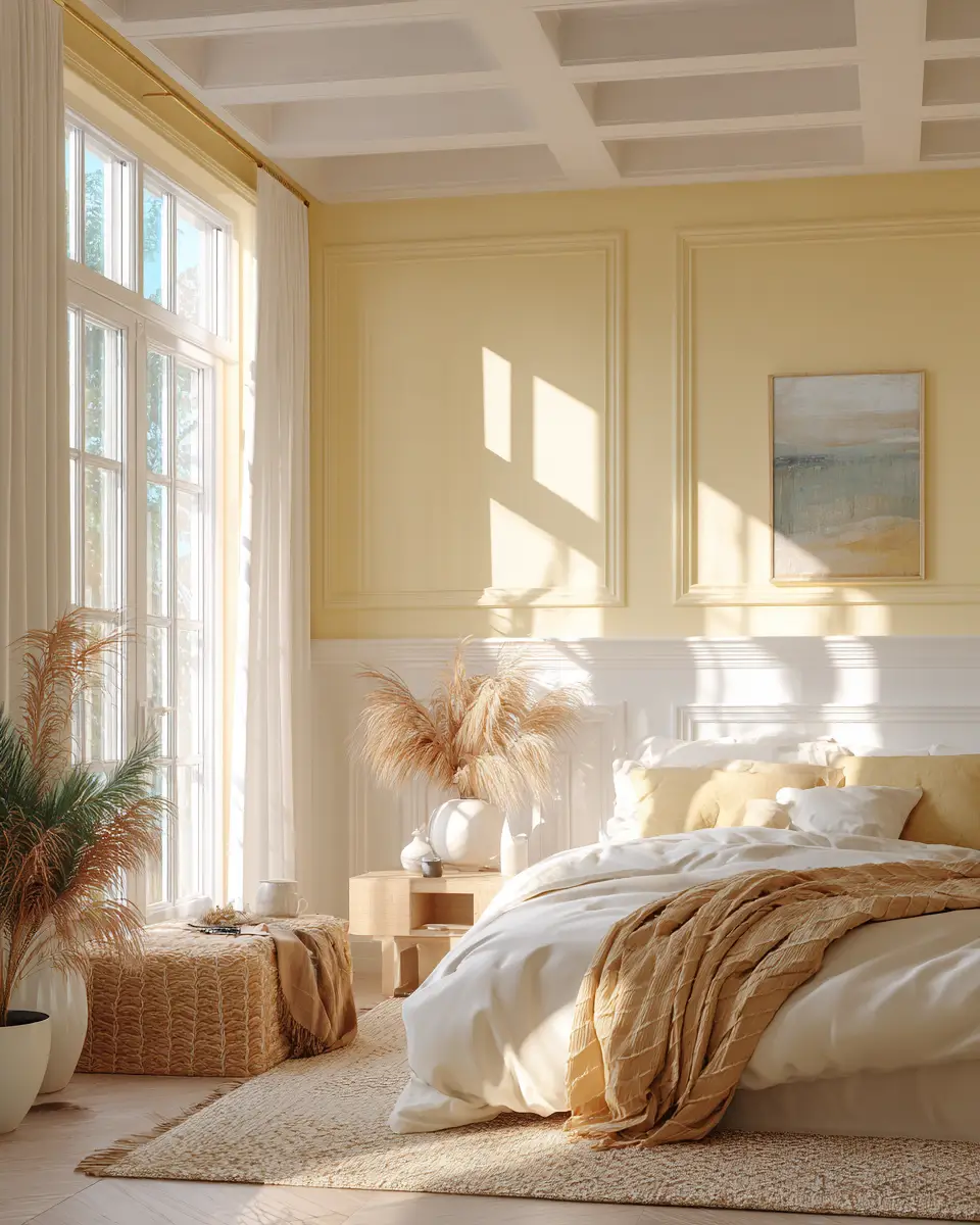 Soft Yellow Coastal Bedroom Decor Ideas