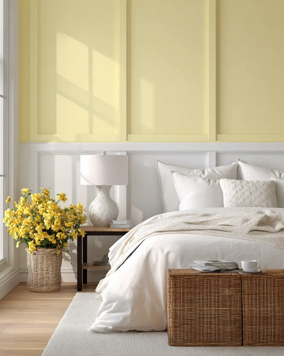 Soft Yellow Coastal Bedroom Decor Ideas