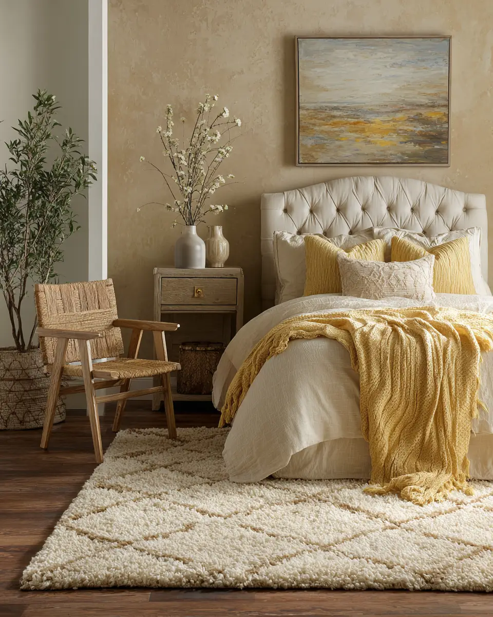 Soft Yellow Coastal Bedroom Decor Ideas