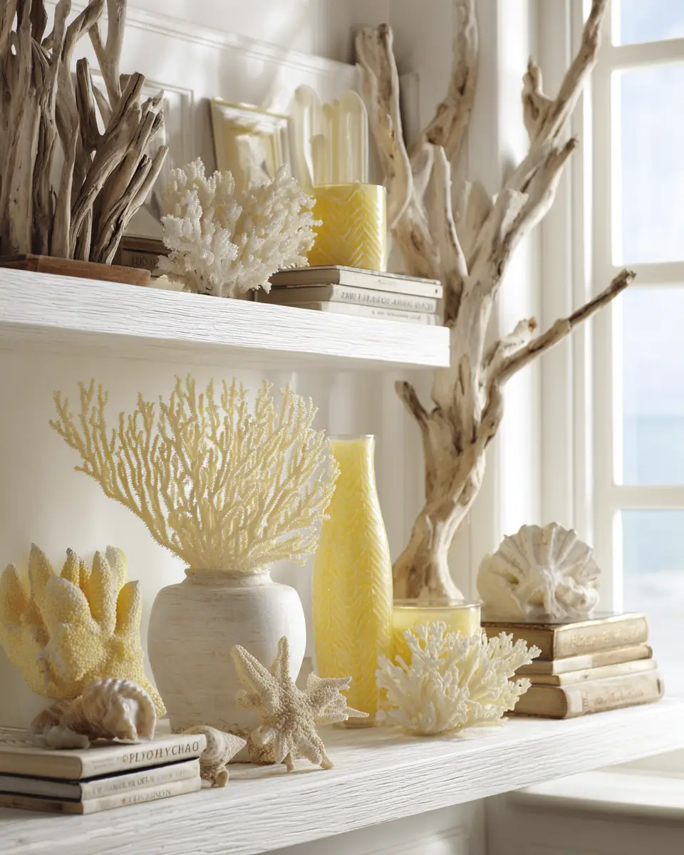 Soft Yellow Coastal Bedroom Decor Ideas