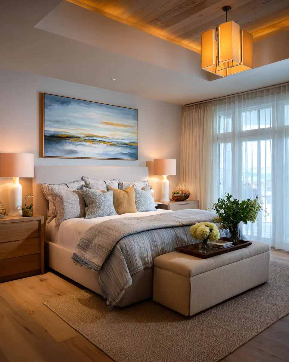 Soft Yellow Coastal Bedroom Decor Ideas