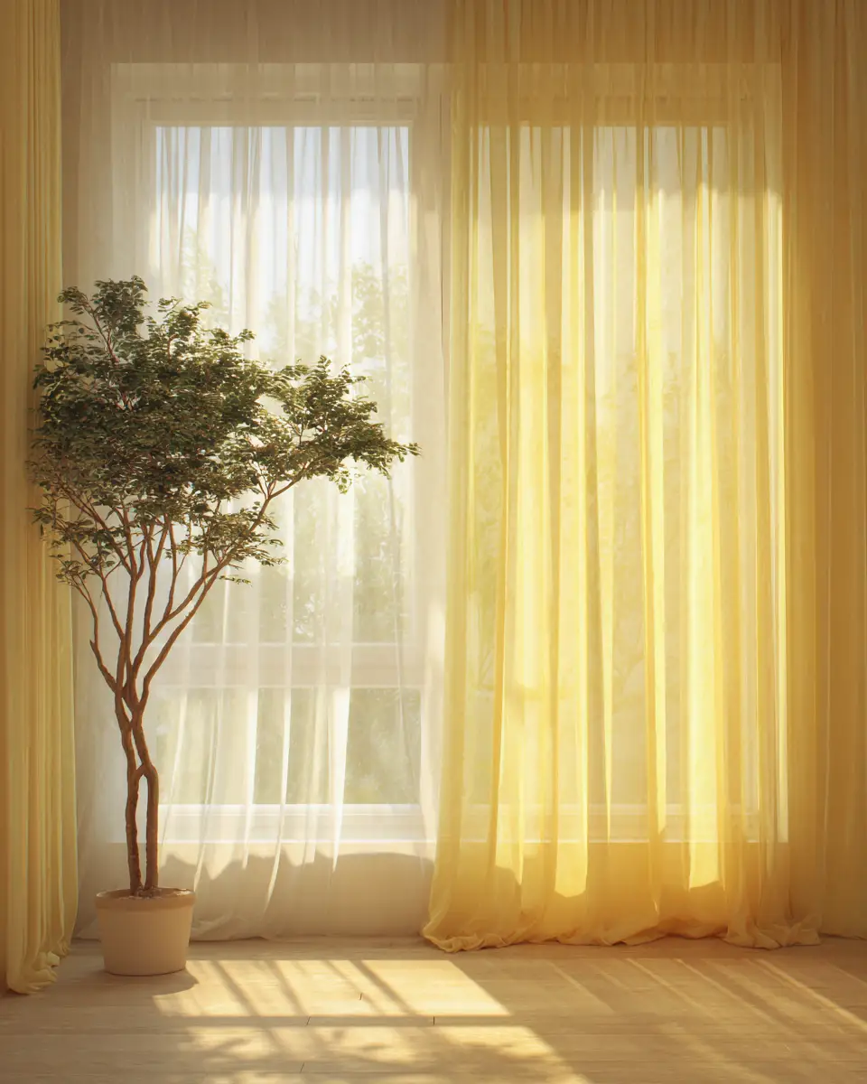 Soft Yellow Contemporary Living Room Decor Ideas