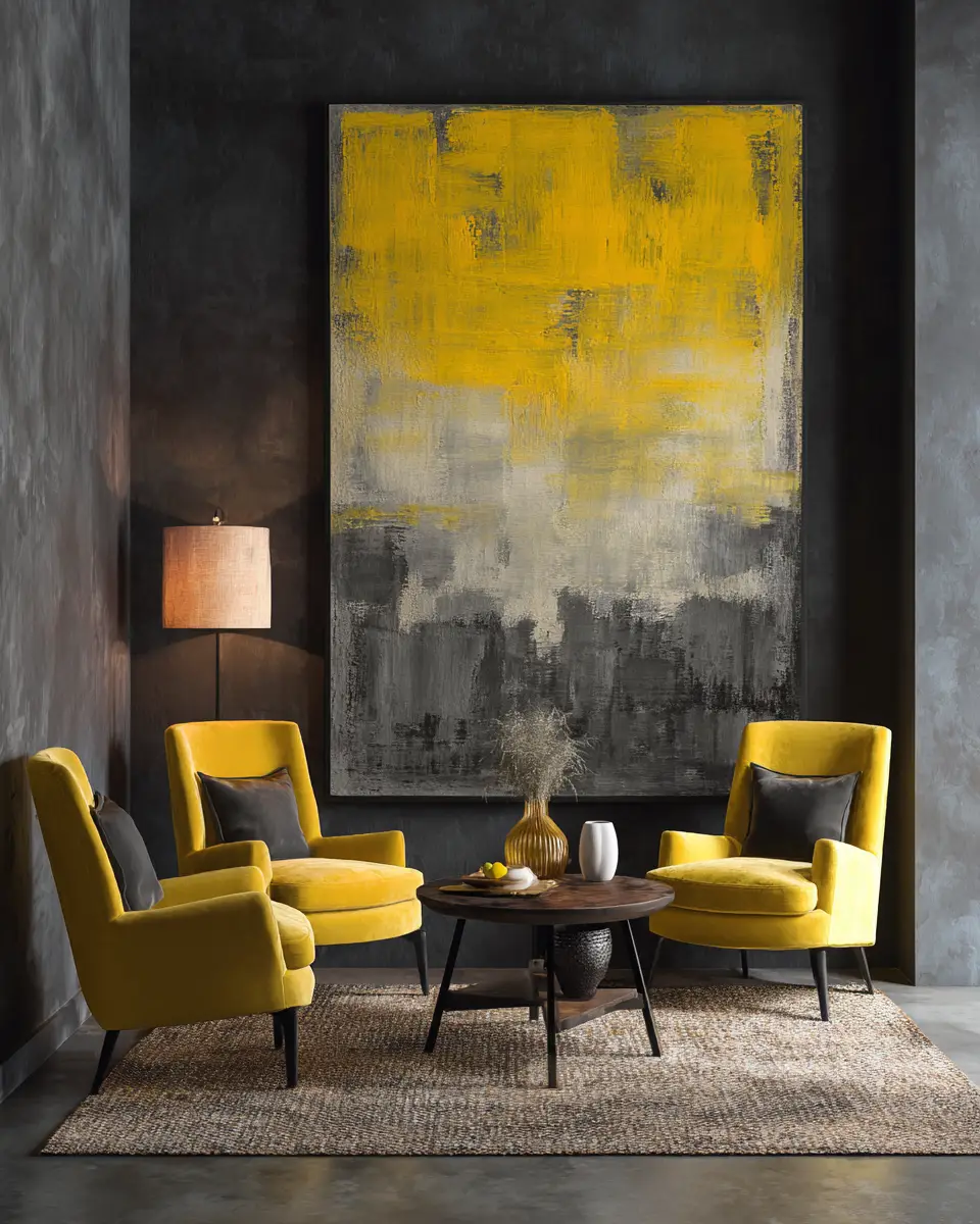 Soft Yellow Industrial Laundry Room Decor Ideas