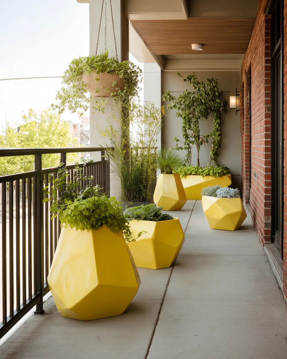 Soft Yellow Industrial Porch Decor Ideas
