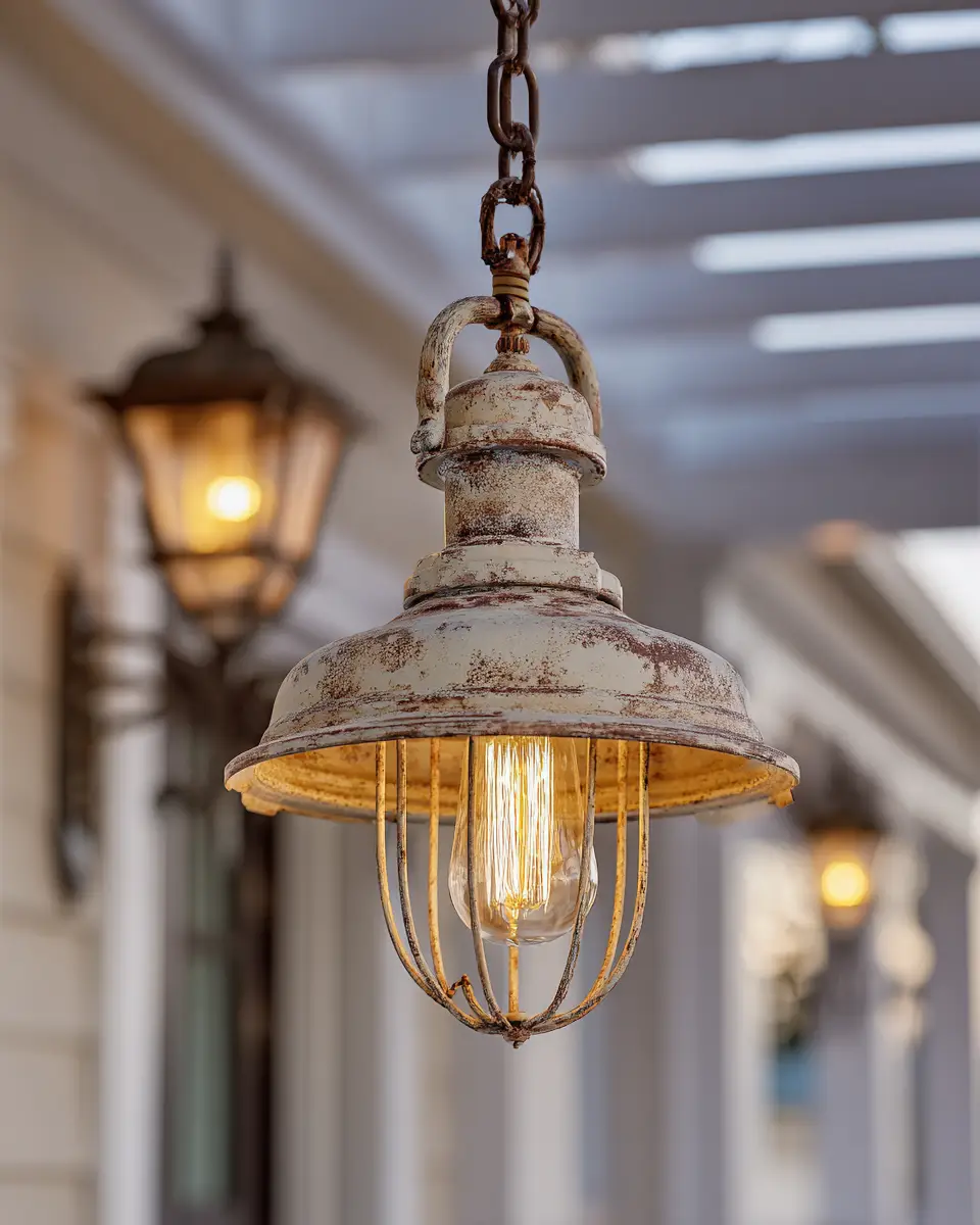 Soft Yellow Industrial Porch Decor Ideas