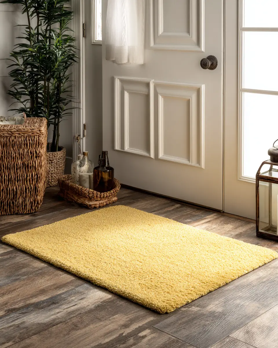 Soft Yellow Industrial Porch Decor Ideas