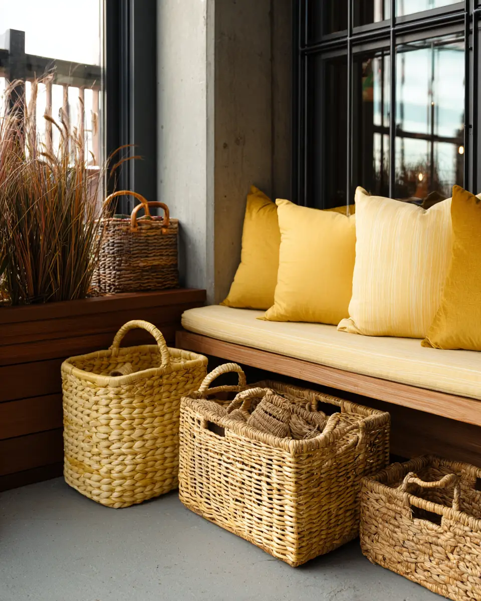 Soft Yellow Industrial Porch Decor Ideas