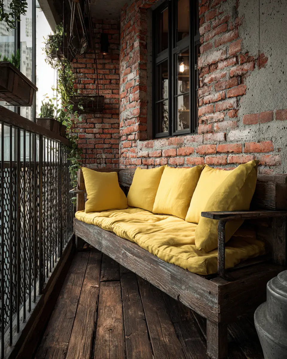Soft Yellow Industrial Porch Decor Ideas