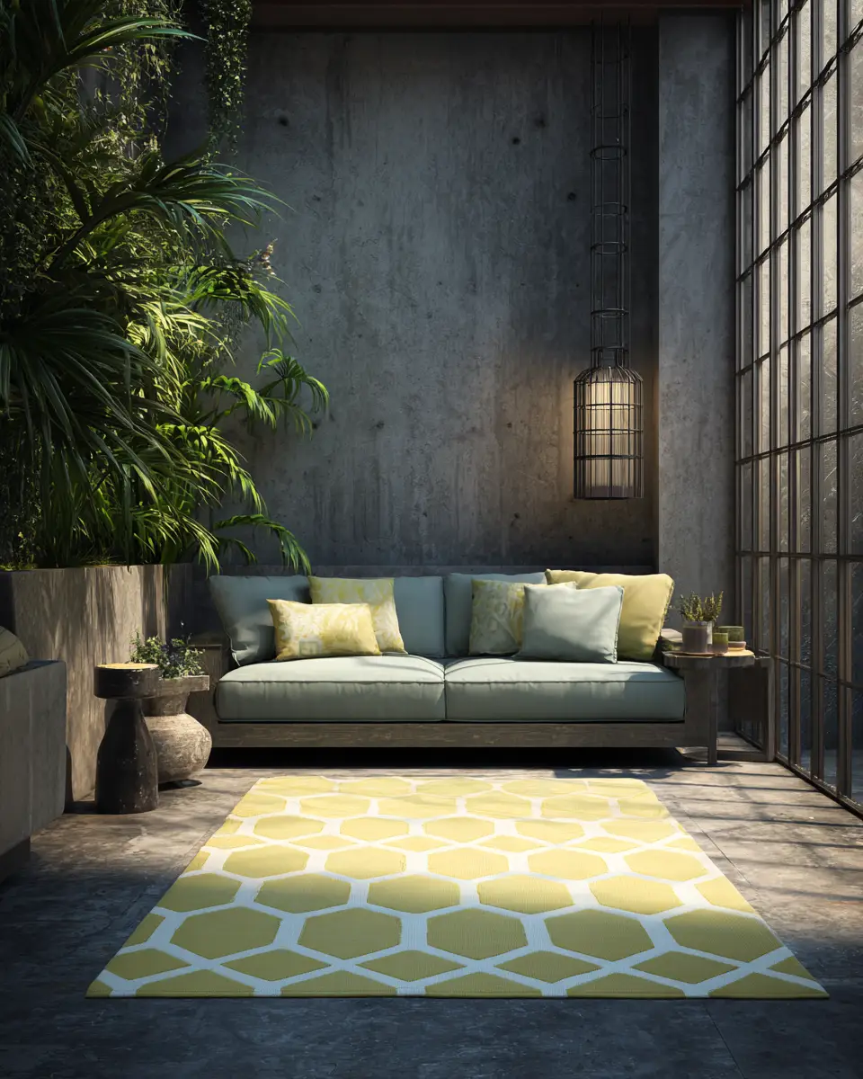 Soft Yellow Industrial Porch Decor Ideas