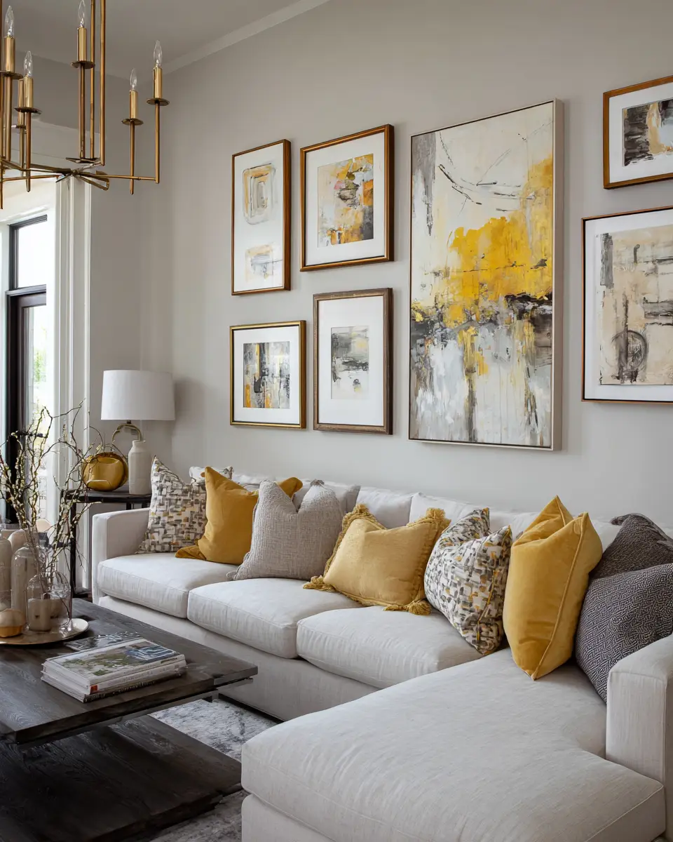 Soft Yellow Living Room Decor Ideas