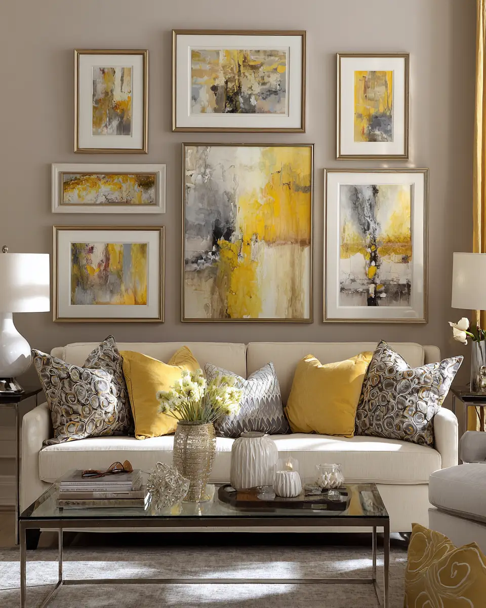Soft Yellow Living Room Decor Ideas