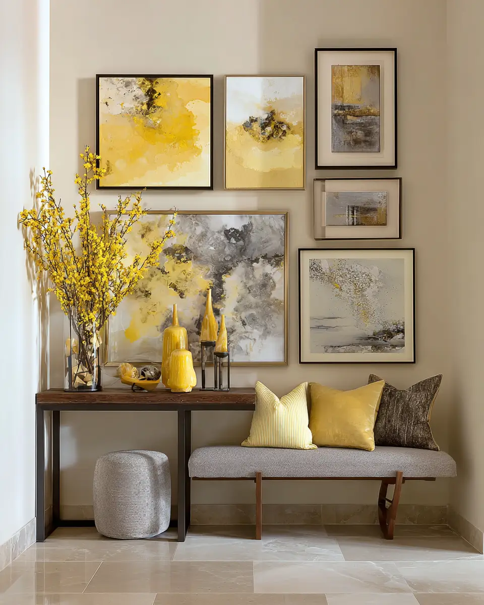 Soft Yellow Living Room Decor Ideas