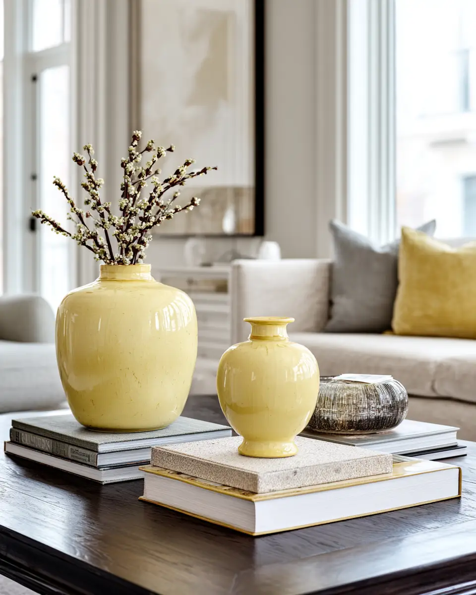 Soft Yellow Living Room Decor Ideas