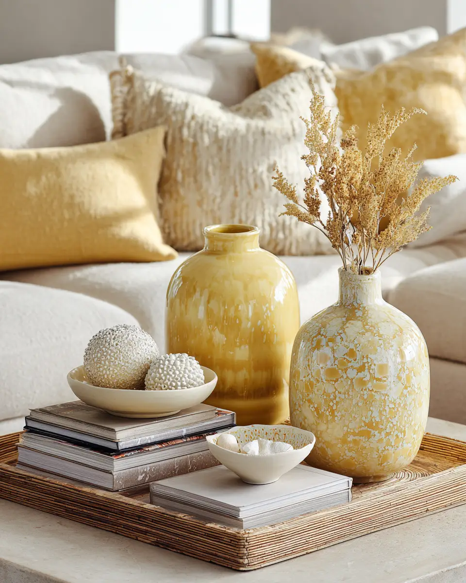 Soft Yellow Living Room Decor Ideas