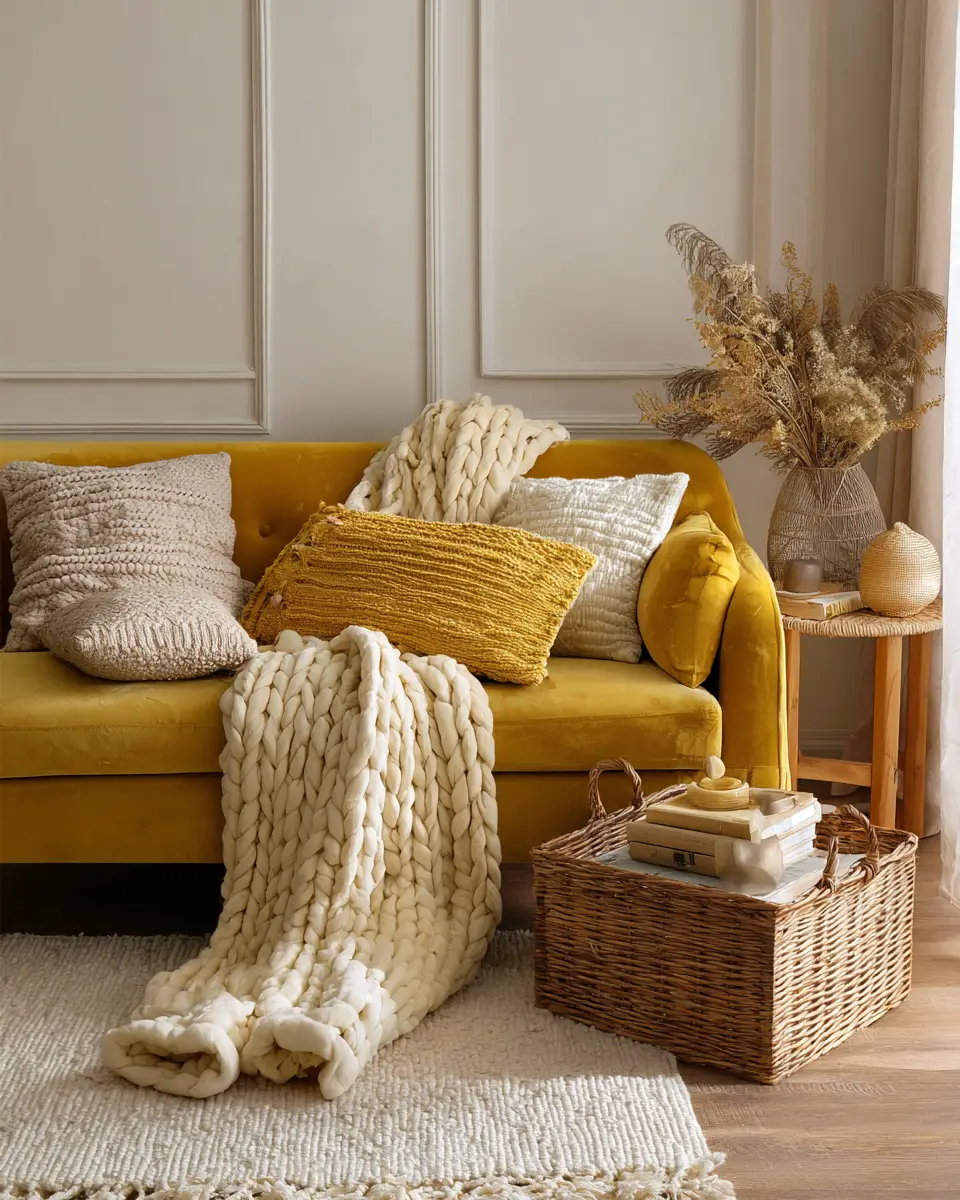 Soft Yellow Living Room Decor Ideas