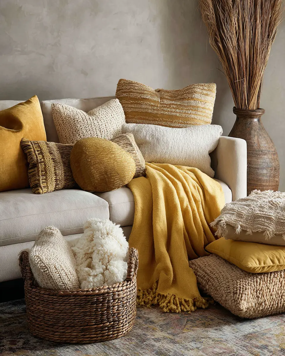 Soft Yellow Living Room Decor Ideas