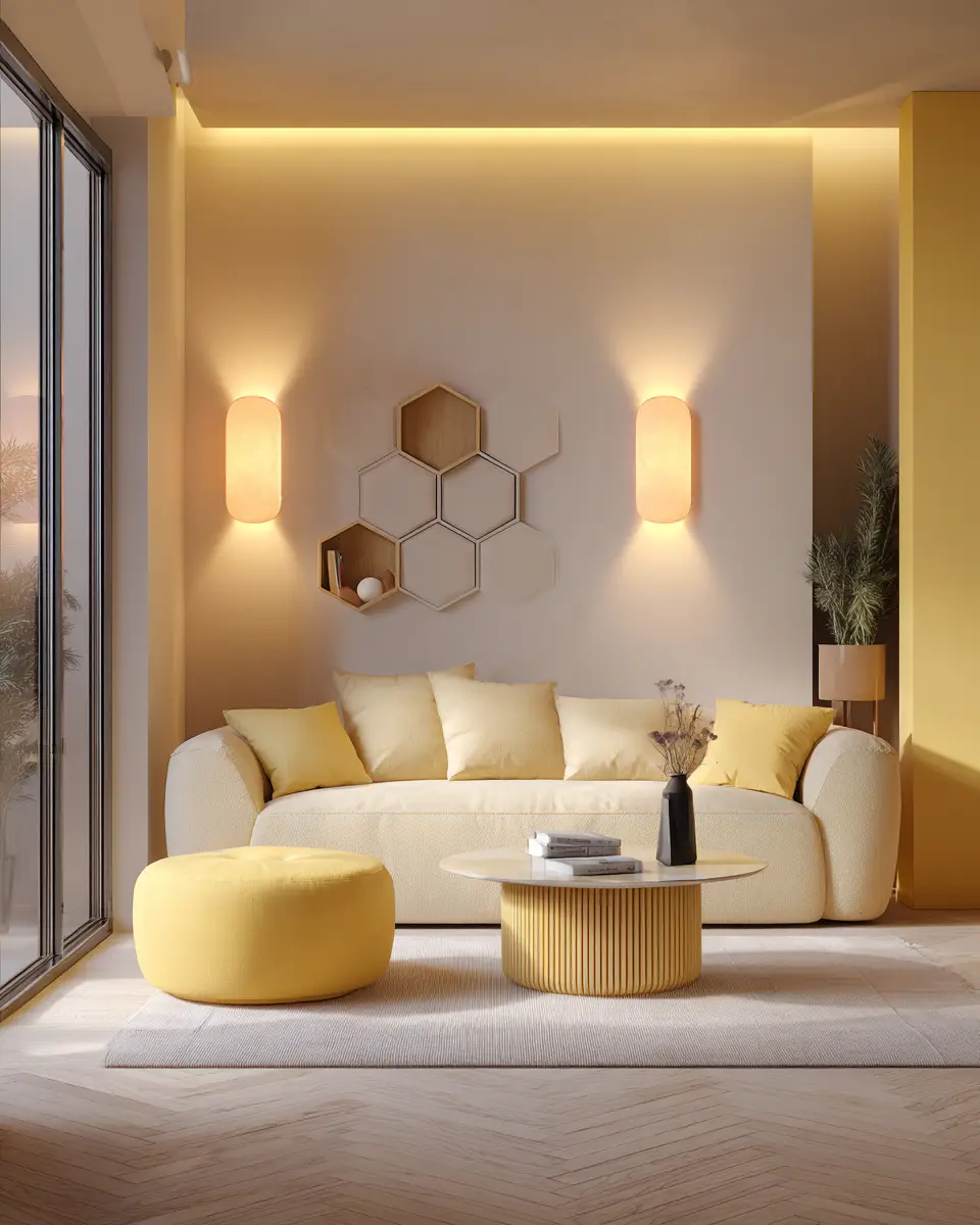 Soft Yellow Living Room Decor Ideas