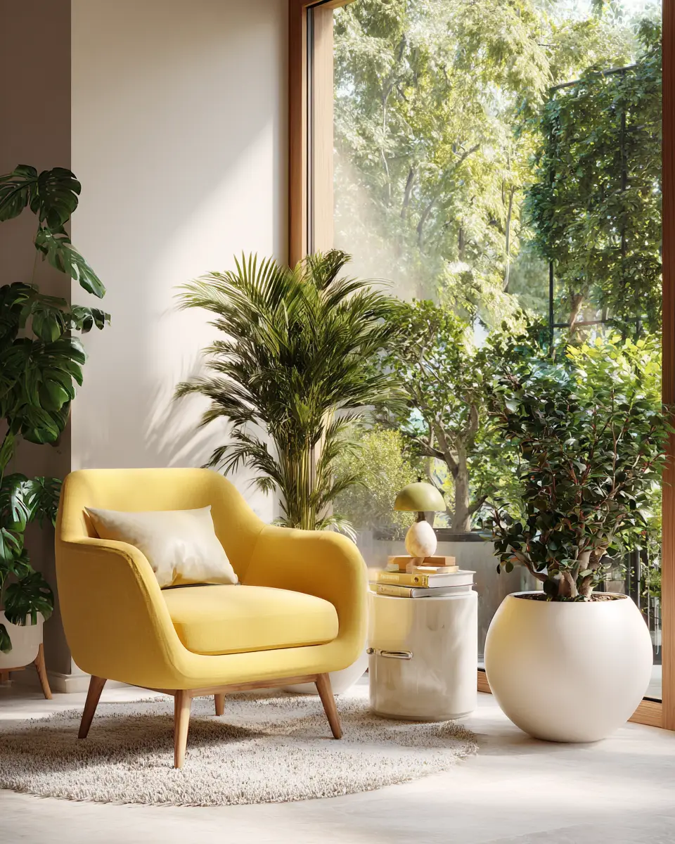 Soft Yellow Living Room Decor Ideas