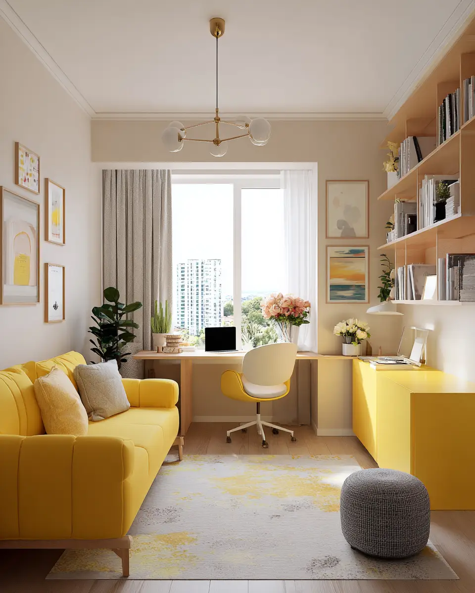 Soft Yellow Living Room Decor Ideas