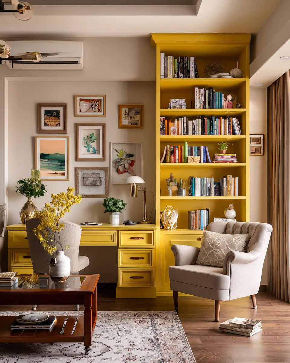 Soft Yellow Living Room Decor Ideas