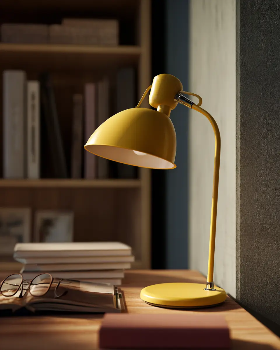 Soft Yellow Minimalist Home Office Decor Ideas