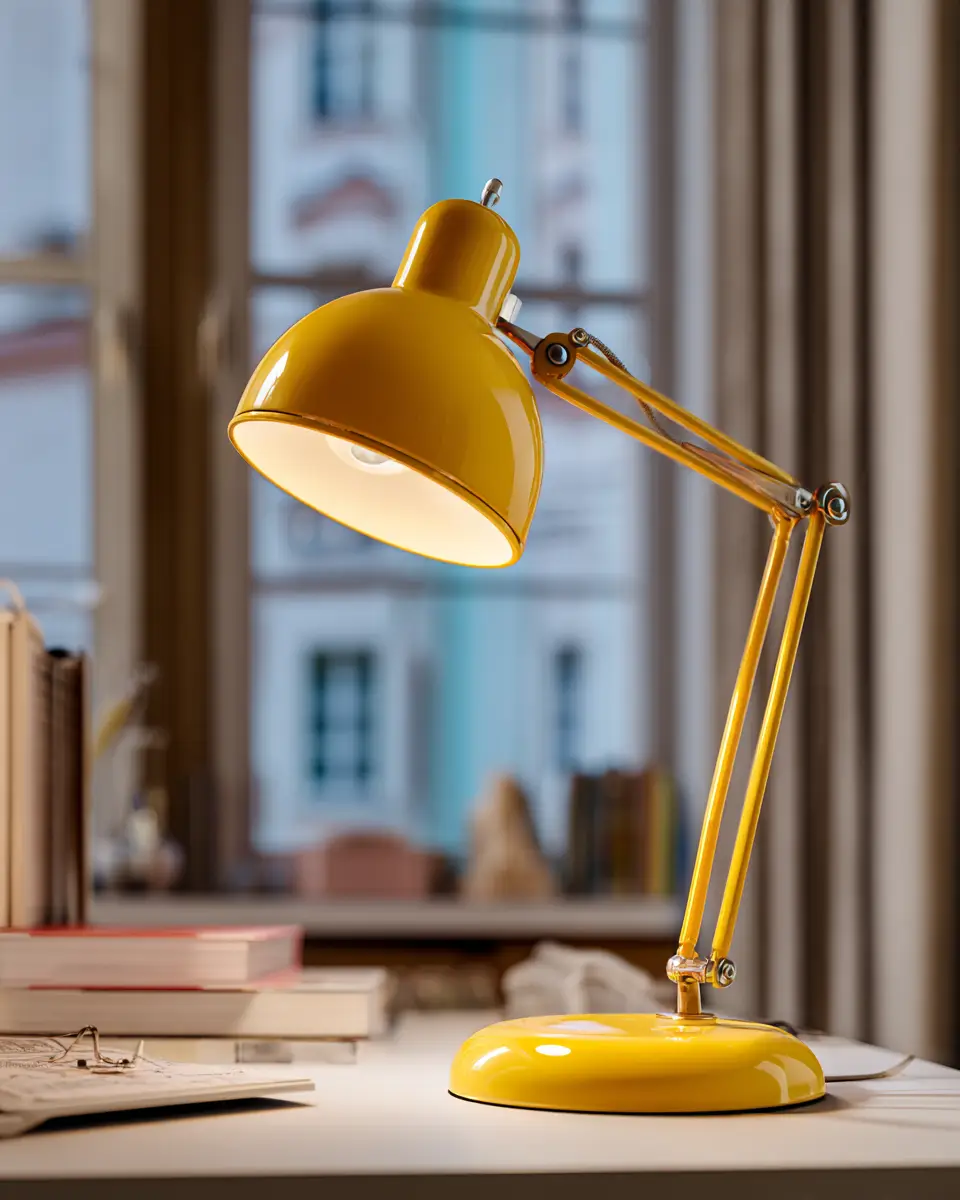 Soft Yellow Minimalist Home Office Decor Ideas